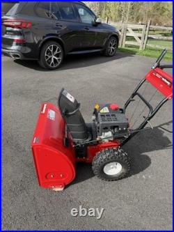 Yard Machines 26 Two Stage Gas Snow Blower 208cc Electric Start Red