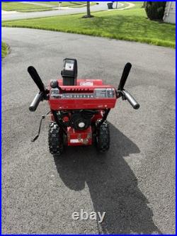 Yard Machines 26 Two Stage Gas Snow Blower 208cc Electric Start Red