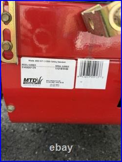 Yard Machines 26 Two Stage Gas Snow Blower 208cc Electric Start Red