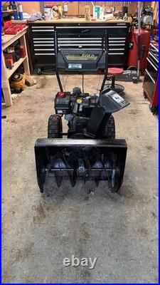 Yard Machines Gold 8.5 HP 26 Two Stage Gasoline Snow Blower Halogen Light 26 in