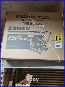 Yardmax Yb5765 Two-Stage Snow Blower, 6.5 Hp, 196Cc, SAME DAY Shipping