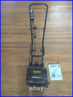 Yarm Man 31A-040-701 Electric Snow Thrower Adjustable Angle 12.5 Wide With Manual