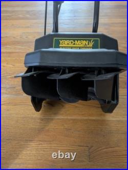 Yarm Man 31A-040-701 Electric Snow Thrower Adjustable Angle 12.5 Wide With Manual