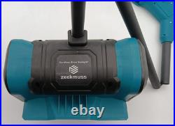 Zeekmuss 21V Cordless Snow Sweeper +2 Batteries with charger +2 Gloves +Handle